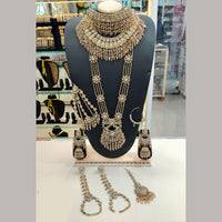 Lucentarts Jewellery Glamorous Grand Austrian Stone And Beads Bridal Statement Set