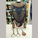 Lucentarts Jewellery Glamorous Grand Austrian Stone And Beads Bridal Statement Set