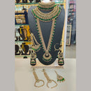 Lucentarts Jewellery Glamorous Grand Austrian Stone And Beads Bridal Statement Set