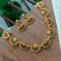 Lucentarts Jewellery Elegant Pota Stone Necklace Set