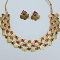 Lucentarts Jewellery Elegant Pota Stone Necklace Set