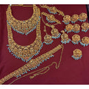 Lucentarts Jewellery Designer Pota Stone And Pearl Double Necklace Set