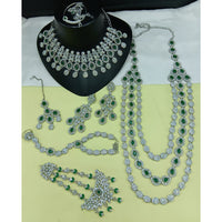 Lucentarts Jewellery Gorgeous Austrian Stone And Beads Bridal Jewelry Set