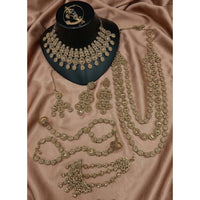 Lucentarts Jewellery Gorgeous Austrian Stone And Beads Bridal Jewelry Set