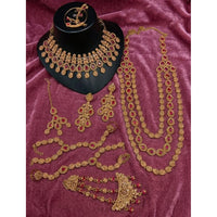 Lucentarts Jewellery Gorgeous Austrian Stone And Beads Bridal Jewelry Set