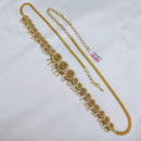 Lucentarts Jewellery Traditional Temple Pota Stone & Pearl Kamarband for Bridal & Festive Wear