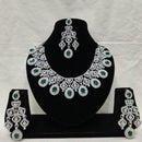 Lucentarts Jewellery Royal Look American Diamond Necklace Set