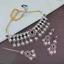 Lucentarts Jewellery Designer Polki Kundan Stone Choker Necklace Set