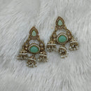 Lucentarts Jewellery Heritage Pota Stone And Pearl Dangler Earrings