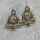 Lucentarts Jewellery Heritage Pota Stone And Pearl Dangler Earrings