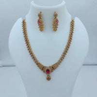 Lucentarts Jewellery Gorgeous Crystal Stone And Austrian Stone Necklace Set