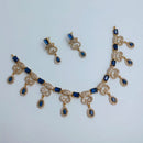 Lucentarts Jewellery Royal Look American Diamond Necklace Set