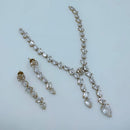 Lucentarts Jewellery Designer Crystal Stone Necklace Set