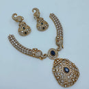 Lucentarts Jewellery Royal Look American Diamond Elephent Designe Necklace Set