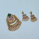 Lucentarts Jewellery Gorgeous Pota Stone And Pearl Pendant Set