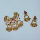 Lucentarts Jewellery Gorgeous Pota Stone And Pearl Pendant Set