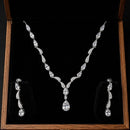 Lucentarts Jewellery Crystal Stone And Austrian Stone Necklace Set