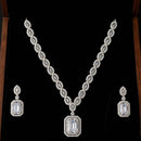 Lucentarts Jewellery Crystal Stone And Austrian Stone Necklace Set