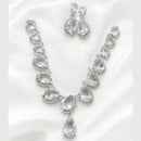 Lucentarts Jewellery Crystal Stone And Austrian Stone Necklace Set