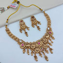 Lucentarts Jewellery Designer Pota Stone And Austrian Stone Pearl Necklace Set