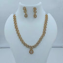 Lucentarts Jewellery Sparkling American Diamond Necklace Set for Women