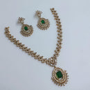 Lucentarts Jewellery Sparkling American Diamond Necklace Set for Women