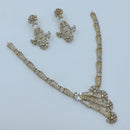 Lucentarts Jewellery Sparkling American Diamond Necklace Set for Women