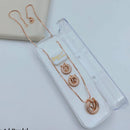 Lucentarts Jewellery Gold Plated Austrian Stone Chain Pendant