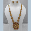Lucentarts Jewellery Pota Stone And Pearl "Lakshmi " Necklace Set