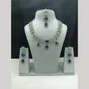 Lucentarts Jewellery Sparkling American Diamond Necklace Set for Women