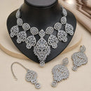 Lucentarts Jewellery Kundan And Crystal Stone Necklace Set for Women