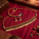 Lucentarts Jewellery Gold Plated Coin Choker Necklace Set