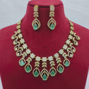 Lucentarts Jewellery Sparkling American Diamond Necklace Set for Women