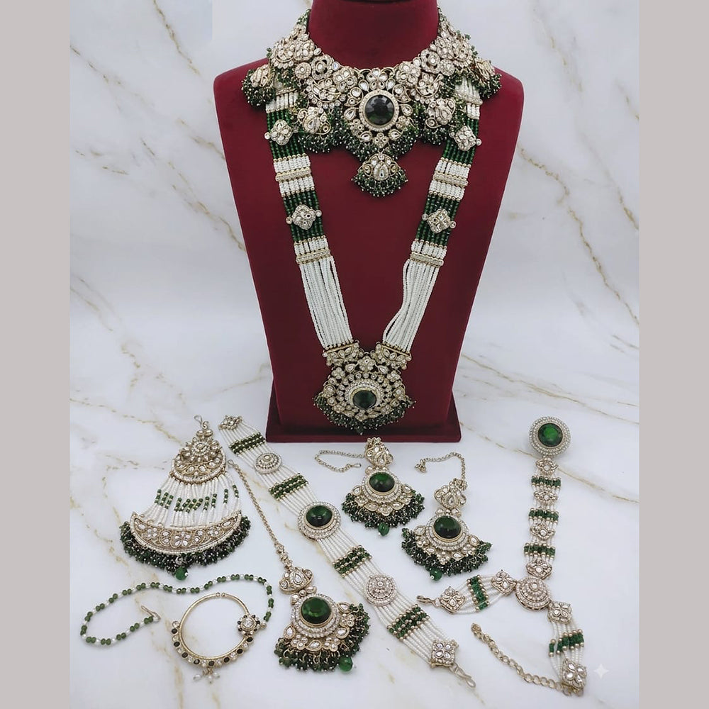 Lucentarts Jewellery Austrian And Crystal Stone Bridal Jewellery Set