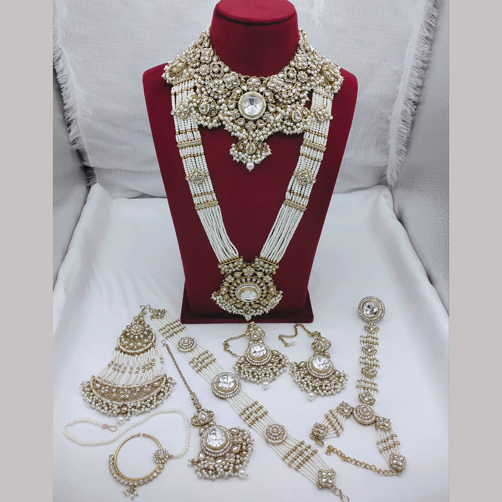 Lucentarts Jewellery Austrian And Crystal Stone Bridal Jewellery Set