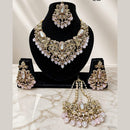Lucentarts Jewellery Premium Austrain Stone And Beads Necklace Set for Women