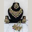Lucentarts Jewellery Premium Austrain Stone And Beads Necklace Set for Women