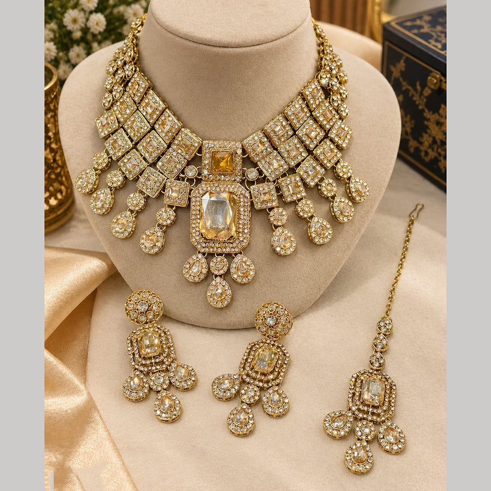 Lucentarts Jewellery Royal Austrian Stone Choker Necklace Set