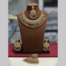 Lucentarts Jewellery Elegant Austrian Stone And Pearl Necklace Set