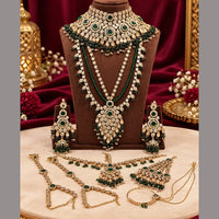 Lucentarts Jewellery Gorgeous Austrian Stone And Beads Bridal Jewellery Set