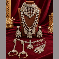 Lucentarts Jewellery Gorgeous Austrian Stone And Beads Bridal Jewellery Set