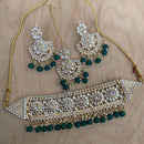 Sai Fashion Gold Plated Kundan Stone Necklace Set