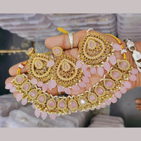 Sai Fashion Gold Plated Crystal Stone Necklace Set