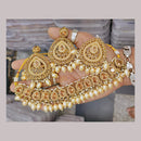 Sai Fashion Gold Plated Crystal Stone Necklace Set