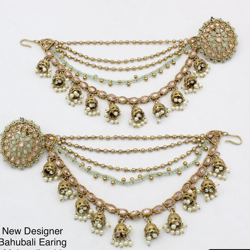 Sai Fashion Gold Plated Kanchain Earrings