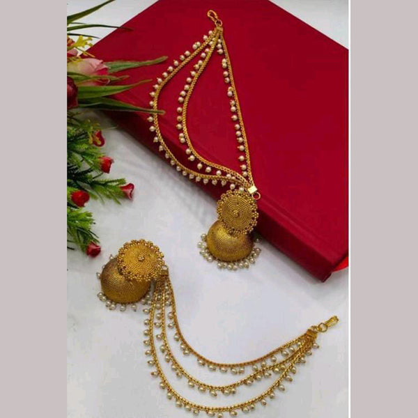 Sai Fashion Gold Plated Kanchain Earrings