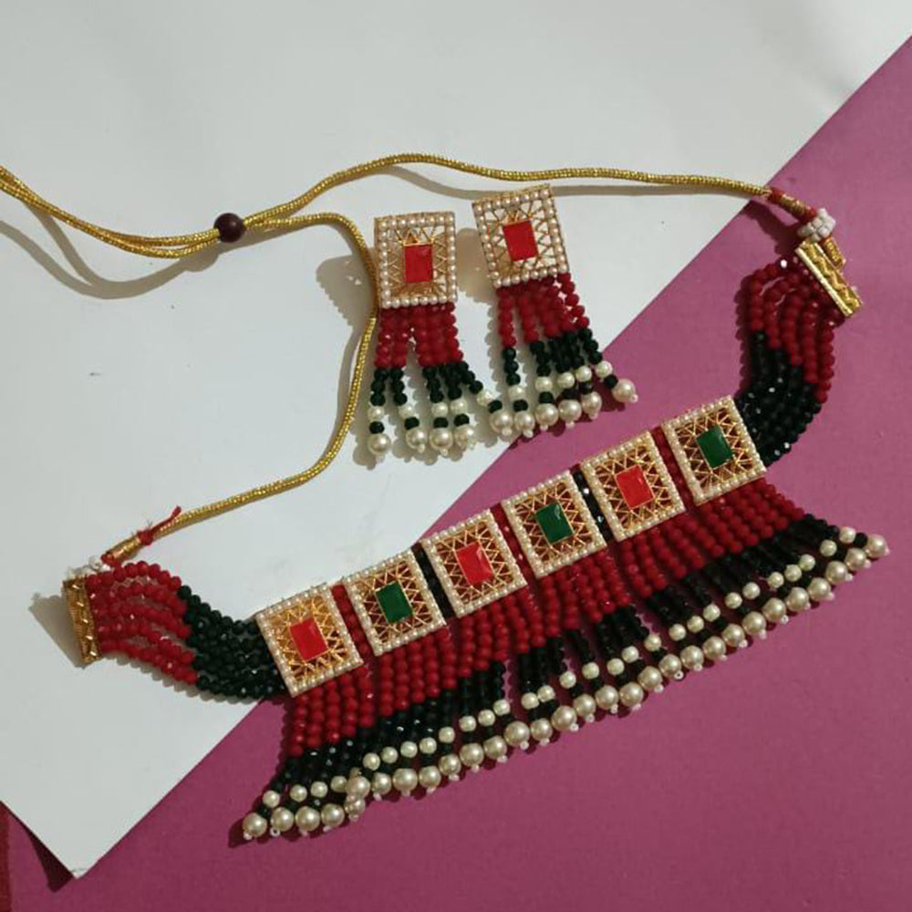Sai Fashion Gold Plated Necklace Set