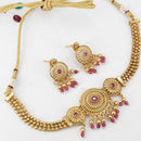 Sai Fashion Gold Plated Choker Necklace Set