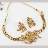 Sai Fashion Gold Plated Choker Necklace Set