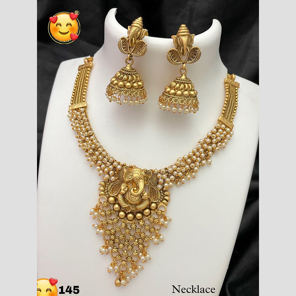 Sai Fashion Gold Plated Necklace Set